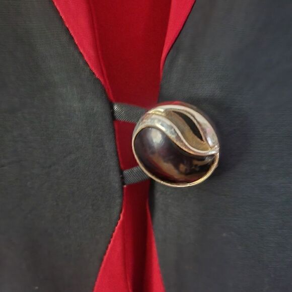 Vintage Emblem Red & Black Snazzy Jacket - Picture 8 of 10